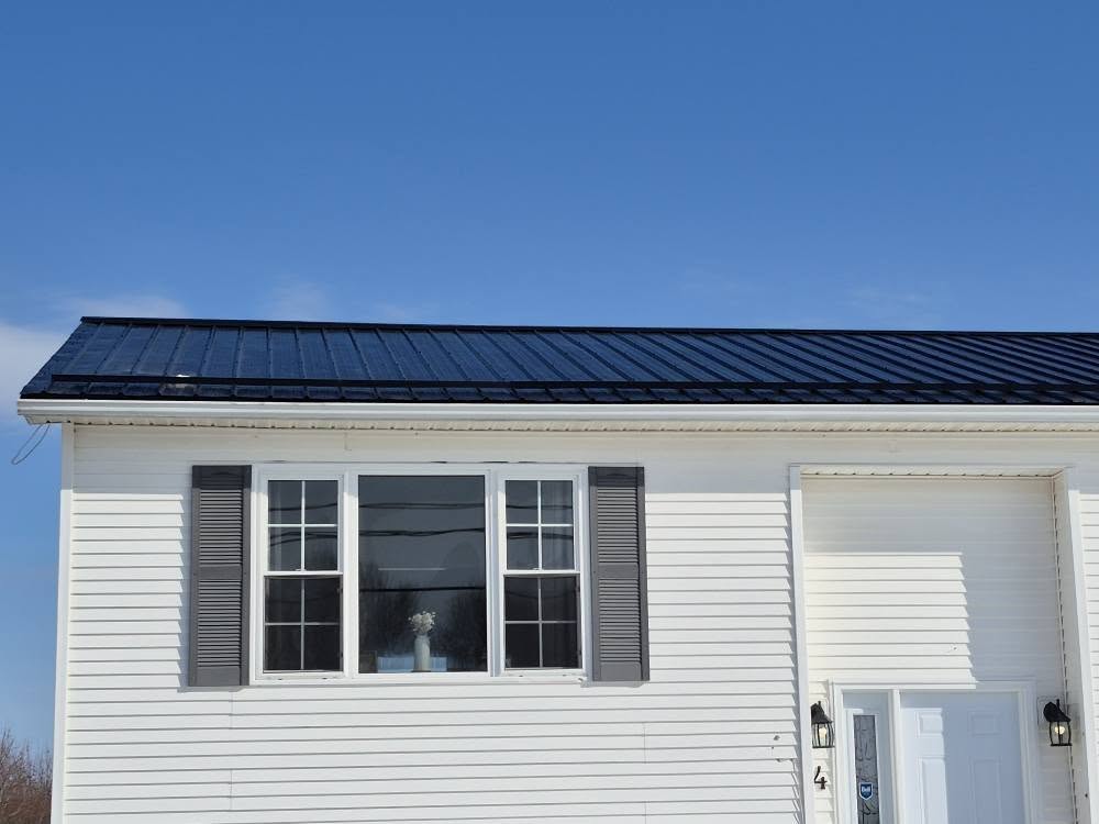 Completed roofing project